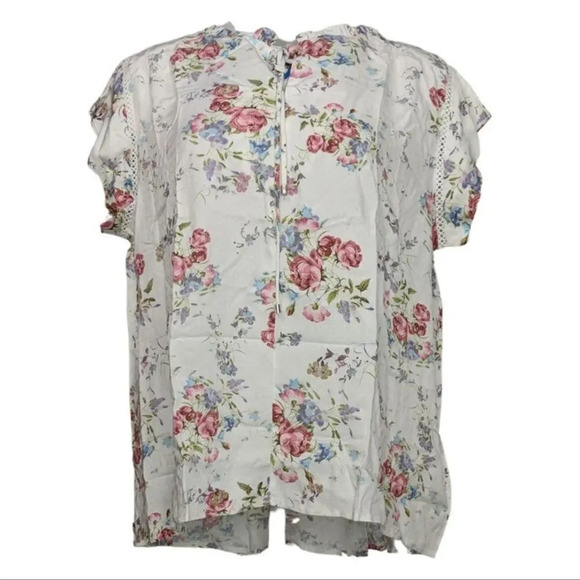2 pack Buffalo Ladies' Flutter Sleeve Floral Top - Picture 4 of 13